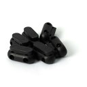 コードストッパー 2つ穴 穴2.9mm 6個入り 紐止め金具 コードストッパー 紐 ストッパー コードロック 留め具 帽子用あごひも コードロック 手作り 留め具 材料 素材 パーツ DIY 手芸 ハンド