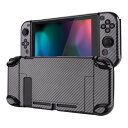 eXtremeRate PlayVital Nintendo Switch対応用保護背面カバー、分離可能なJoyconハンドヘルドコントローラープロテクターシェル、Nintendo Switch対応用カスタマイズされたドッキングできる保護ケース