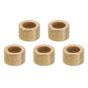 PATIKIL M10真鍮スペーサー 5個セット メタルスペーサー真鍮10mm 内径 x 16mm 外径 x 10mm 長さ 3/8インチまたはM10ねじ用 真...