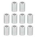 PATIKIL M3アルミスペーサー 10個セット メタルスペーサー アルミニウム 内径3.1mm x 外径6mm x 長さ8mm M3ネジ用 アルミスペーサー...