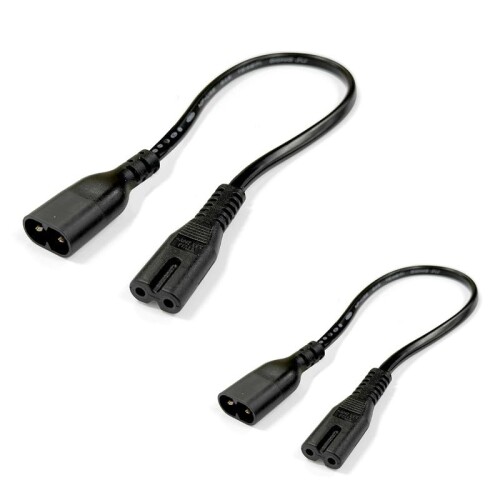 CYD C7 C8ケーブル PDU 0.3M 2.5A-250V ac電源ケーブル c7to C8 UL規格認定 純銅芯 軽量 多重保護 耐候..