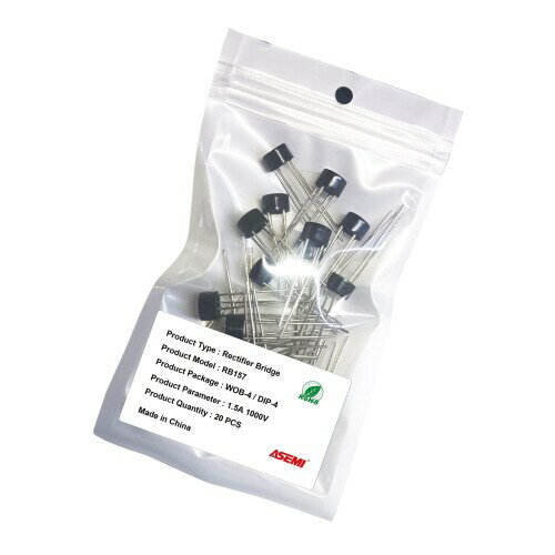 ꥢɥȥ㤨RB157֥åή1.5A 1000V ASEMI WOB-4ѥå(20ĥѥåפβǤʤ1,716ߤˤʤޤ
