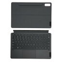 For Xiaoxin Pad Pro 2022 11.2インチ用タブレットキーボード 12ショートカットキー 物理ポゴピン接続 ブラケット付きキーボード