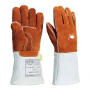 (STEERSOTUFF) Weldas プレミアム高温溶接用手袋、COMFOflex(R)とウールの裏地付き、丈夫なレザーのカフ部、10-2900L、コーヒーブラウン、(Lサイズ)。