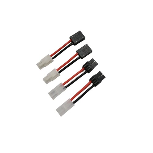 Hengfuntong-Elec Tamiya TMY male female to TRX plug male female plug connector battery adapter 14awg 40mm 2pairs