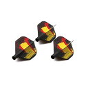 CUESOUL TERO FLIGHTS FLAGS ダーツ 旗 フラグデザインAK4ダーツフライトスタンダードシェイプ、3個セット(CS-AK4+1-3)