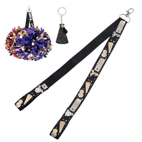 HOMMDECO 2PCSカラーボール収納ベルト調節可能なポリエステル素材丈夫で耐久性のあるチアチアチアアク..