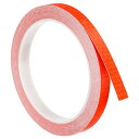 PATIKIL 反射テープ 1ロール 8 M x 10 mm 防水 接着剤 高視認性 注意警告 安全テープ リフレクター トラック トレーラー 車用 オレンジ
