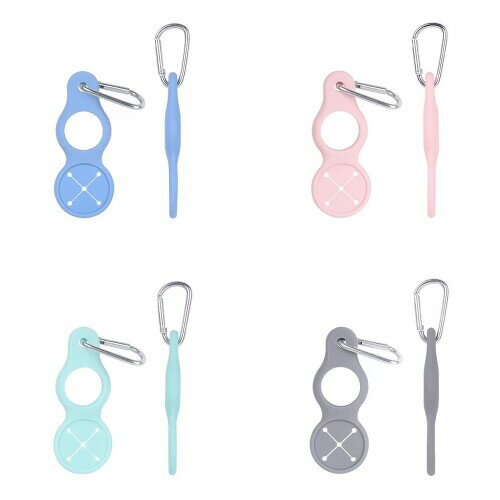 BIUTEFOR ペットボトルホルダー カラビナ 4個セット ボトルストラップ タオル ホルダー 登山 ハイキング、キャンプ