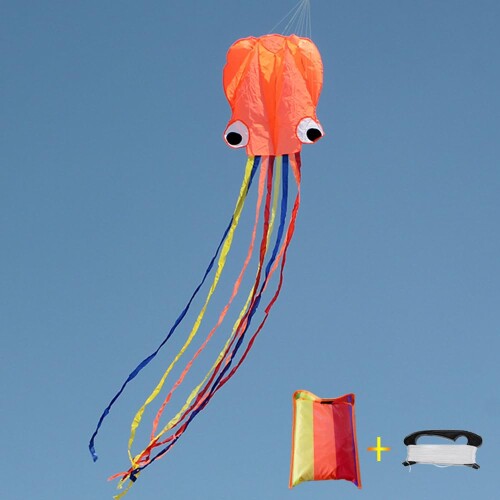 カイト タコ 凧 凧揚げ 骨なし 子供 大人 初心者 微?で揚がる 100m凧糸とハンドル 収納袋付き (オレンジ) 【良い素材】高品質の素材で作られて、丈夫で耐久性があり、超軽量でスケルトンなし 、持ち運びにとても便利です。この凧は風が3~5 レベルで凧揚げに適しており、強風でもっと容易です。 【素晴らしいデザイン】かわいいタコデザインの凧は、お正月や休日のお祝いギフトとして、入園、お誕生日の特別なプレゼントとして、子供や孫に贈ります。彼らは空を飛んでいるタコの様子をきっと気に入るはずです。 【簡単な凧揚げ 】骨組みなし、組み立ては簡単で、凧揚げしやすいです。初心者でも簡単に揚げることができるます。サイズはコンパクトで収納袋一つが付いています。バックの中に入れたり、直接に手で提げたりして、持ち運びにとても便利です。 【家族のレジャー】タコカイトは使いやすく、持ち運びも便利で、風がある週末、休日には公園、海辺、草原などの広いところで、ゆっくりと凧揚げして、自由の家族時間をお楽しめましょう。 【子供のような】8歳以上の子供と大人に適しています。子供は凧揚げの時には保護者が監督するのが最善です。大人になった私たちも子供のような無邪気さを持って、週末で家族と一緒に面白い凧揚げを楽しめましょう。 商品コード57068841340商品名カイト タコ 凧 凧揚げ 骨なし 子供 大人 初心者 微?で揚がる 100m凧糸とハンドル 収納袋付き (オレンジ)型番TF-05カラーレッド、ピンク、オレンジ、ブルー、グリーン※他モールでも併売しているため、タイミングによって在庫切れの可能性がございます。その際は、別途ご連絡させていただきます。※他モールでも併売しているため、タイミングによって在庫切れの可能性がございます。その際は、別途ご連絡させていただきます。