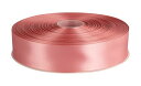 両面サテンリボン 幅38mm 長さ91M 髪飾りのDIY 装飾素材 花束 ギフト ラッピング -ダスティローズ