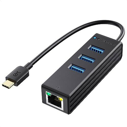 Cable Matters USB C LAN A_v^ 4 in 1 USB Type C LAN ϊA_v^ USB3.0 USB-C LAN nu MKrbgC[Tlbg Thunderbolt 4/USB4/Thunderbolt 3Ή Macbook ProDellȂǂɓKp