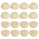 PATIKIL 12mm ハーフウッドビーズ 半製品木製ビーズ 300個入り 半製品 天然 ウッドビーズ 円形 スプリットウッドボール 工芸 美術 装飾 絵画 ...