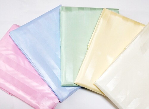 ホテル仕様 シャワーカーテン ストライプ 防水 防滴 加工 選べる 5色 2サイズ (180×200, イエロー)