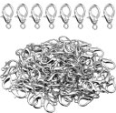 KEWAYO 300個 カニカン アクセサリー パーツ ハンドメイド 材料 ずつネックレス ブレスレット アンクレット 金具 留め具 12mm