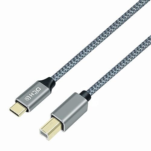 DCHAV USB C to B v^[P[u USB Type-C to Type-B P[u iC҂ I[fBIDAC ~LT[ MIDIL[{[g fW^sAm DJRg[[ v^[ XLi[ FAX}VȂǂ