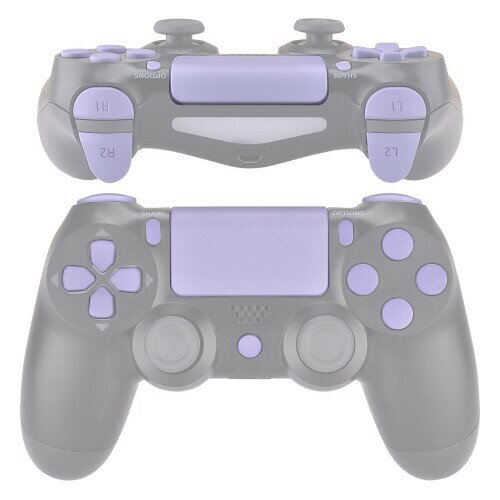 eXtremeRate プレイステーション4コントローラーに対応用D-pad R1 L1 R2 L2トリガータッチパッドアクションホームシェアオプションボタン、ピュアカラーps4 Slim Pro CUH-ZCT2コントローラーに対応 eXtremeRate プレイステーション4コントローラーに対応用D-pad R1 L1 R2 L2トリガータッチパッドアクションホームシェアオプションボタン、ピュアカラーps4 Slim Pro CUH-ZCT2コントローラーに対応