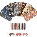 JnTech 和柄 生地 はぎれ パッチワーク 布 セット和風柄 花柄 メタル 綿 和布 カットクロス おしゃれ 手芸 DIY 手作り パッチワーク ハンドメイ...