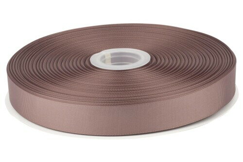 幅 25mmソリッドチョコレートチップグログランリボン、ギフトラッピング、裁縫、ヘアアクセサリー、結婚式の装飾に最適 - 91メートル/巻