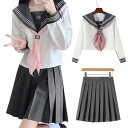 (NOKIJP) セーラー服 本格制服 スカーフVer.特集 jk コスプレ 半袖 長袖 大人 女子高生 制服 ランキング セーラー 服 コスチューム レディース 女装 ハロウィン 紺 黒 白 人気 セーラー服 コス(3)