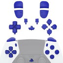 eXtremeRateのps5 edgeコントローラーに対応用ピュアカラー交換フルボタンセット Dパッド、シェアオプション、ホーム、フェイスボタンとR1、L1、...