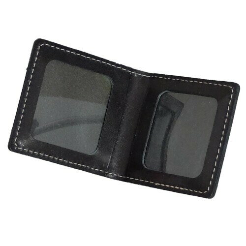 (AIKA) ミニサイズ フォトフレーム 本革 栃木レザー (ジェットブラック)