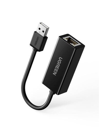 UGREEN USB LANアダプター USB To RJ45 100/10Mbps 高速有線 Switch Wii Macbook等に最適 動作確認済み