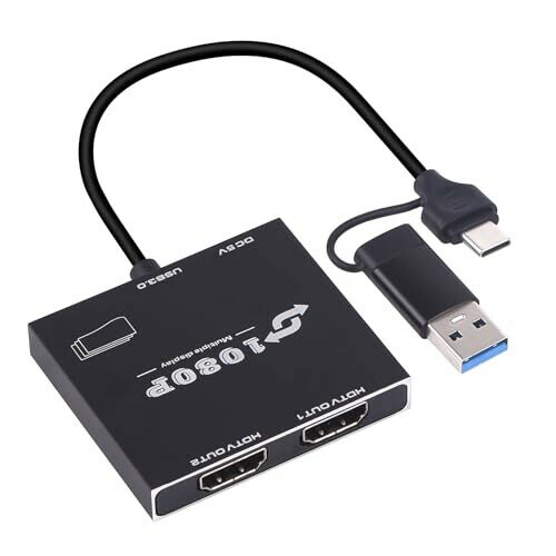 USB Type-C fAEOtBbNϊA_v^[ USB A USB-C fA HDMI HD𑜓x 1080p@60Hz Windows 7/8/10/11AMac OS 10ȍ~ɑΉ