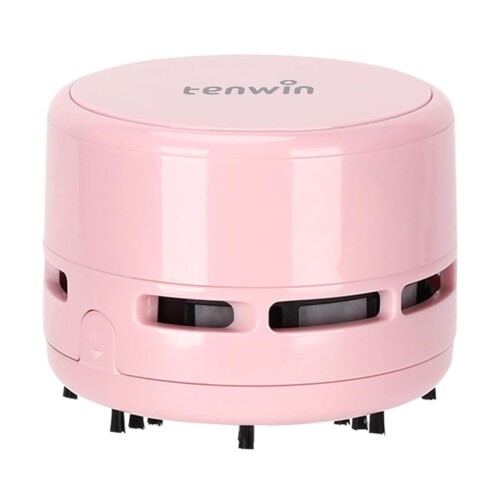 NASSIA 卓上クリーナー デスクトップ掃除機 吸引力 コンパクト コードレス デスククリーナー 卓上掃除機 キーボードクリーナー 掃除用品 プレゼント(ピン...