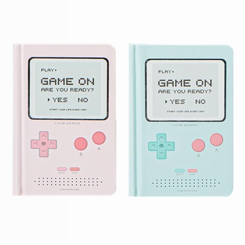 日付のない毎日プランナー365日ノートゲームデザインポケットオーガナイザー予定ブックジャーナルノー..