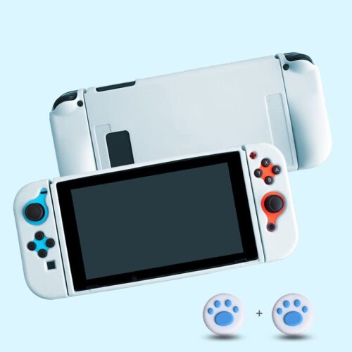 Switch 分体式 保護カバー 任天堂スイッチ 保護ケース Nintendo Switch 専用 全面保護 軽量 耐衝撃 指紋防止 青い Switch 分体式 保護カバー 任天堂スイッチ 保護ケース Nintendo Switch 専用 全面保護 軽量 耐衝撃 指紋防止 青い