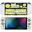 DLseego Switch OLED ケース Switch OLED 分体式 スイッチ 有機elモデルカバー 全面保護 軽薄量 滑り止め 汚れ防止 耐衝撃 着脱簡単 TPU製 アナログスティックカバー ダイヤモンドカット耐久性 手