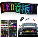 JDVOOTD LED電光掲示板 自由編集可能 画像可能 200文字入力可能 アプリ付き 操作も簡単 小型LEDサインボード 13モード 折りたたみ式 文字/絵...