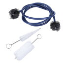 Zerodis トランペット クリーニング ブラシ キット トランペット お手入れセット メンテナンス 便利 防錆性 耐久性 3種類 ケアツール トランペット ...