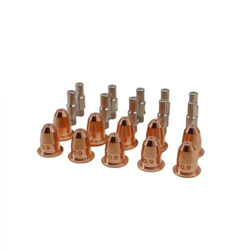 MUKAGEプラズマカッターノズル電極、IPT40プラズマカッター消耗品、S25/S45プラズマ切断ノズル電極、20..