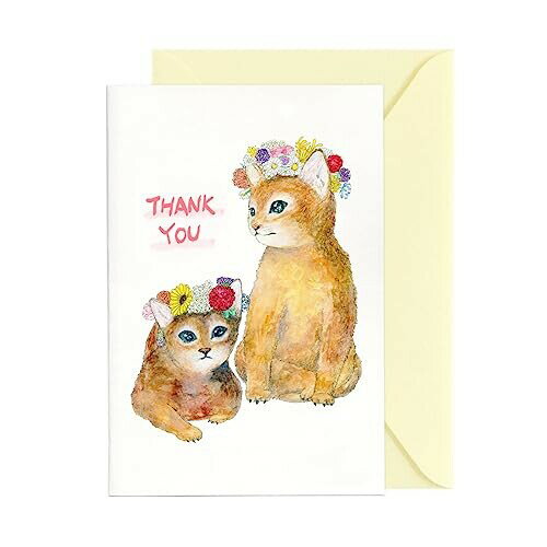 メッセージカード 封筒付き Corolla Cat m01-043