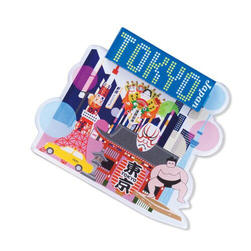 のレン マグネット 磁石 (ジャパノラマ - 東京) Japanese Souvenir Traditional 日本土産 冷蔵庫 ご当地 ステッカー 浅草 浅...