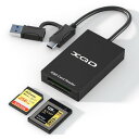 XQD SDカードリーダー USB Type C to USB変換 XQD カードリーダー SONY G/Mシリーズ Lexar 2933x/1400x USBマーク XQDカードに対応 SD/SDHCカード対応 USB3.0 5Gbps 高速転送 Windows/Mac/Linux/Chrome OS と互換性