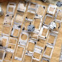 Alideco 6個 マスキングテープ かわいい レトロ詩的ロジック 50mm幅×2 m巻 PET粘着 テープ 広幅 DIY おしゃれ マステ シール (shi...