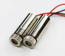 赤色レーザモジュールダイオードモジュール650nm 1mw クラス2 3V-5V点状線状線状レーザモジュール12*35mm (2PCS)クラス2 (赤色のドット)