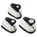 PATIKIL 9 mm 16 mm 25 mm サークルパンチ 3個 サークルホールペーパーパンチホールパンチャー シェイプパンチ クラフト スクラップブッキ...