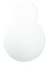 ディスプレイカード 雪だるま W95×H142.5mm 白 (50枚入)