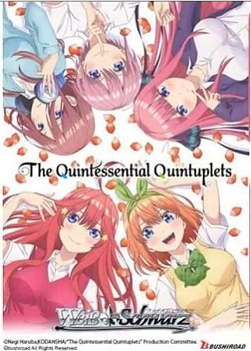 Weiss Schwarz 闍ア隱樒沿 The Quintessential Quintuplets 繝悶 繧ケ繧ソ繝シ繝懊ャ繧ッ繧ケ