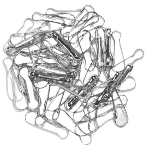 ステンレスナスカン 留め具 板ナスカン ステンレス ステンレス製 ピン キーホルダー 金具 シルバー 銀色 安全 丈夫 ピン フック アクセサリーパーツ 幅40×奥行13×高さ3(mm) ナスカン 40mm