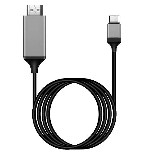 USB Type C to HDMI P[u 4K UHDfo 2m ^CvC to HDMI ϊA_v^ MacBook/MacBook Air/MacBook Pro/Galaxy/Huawei/Surface Go/Chromebook/ȂǑΉ ubN