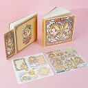 Alideco ノート スケジュール帳 週 かわいい 小さな餅 かわいい女の子の単語帳 メッシュ スケジュール 手帳シール 日記 メモ帳 (guangzhishu)