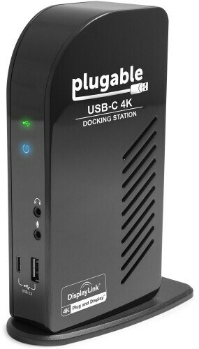 Plugable USB-C gv 4K fBXvCEhbLOXe[V 60W [d@\t Windows Mac VXeΉ - HDMI DisplayPort 4K ΉA DPփ[h DisplayLink OtBbN LLAN C[Tlbg