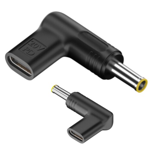 楽天アルメリアセカンドストア全22種 fine-R USB-C 入力 DC 5.5×3.0mm 出力 19.5V 100W 対応 主に Samsung ノートパソコン PD 変換アダプター プラグ AC充電 高速充電 （PL保険加入品） （16-5530）