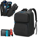 Trunab Switch用 ケース Nintendo Switch/Lite/OLED用収納バッグ (有機ELモデル) ゲームカード 24枚収納 stream...