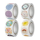 シール ステッカー シール Thank you 感謝シール 2000枚入り 円形 かわいい ありがとう シール ギフト包装シール ギフト 業務 母の日 結婚式 ...